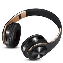 Load image into Gallery viewer, Retro Stereo Earphones Bluetooth Headphone Music Headset FM And Support SD Card With Mic And Volume Control, Wireless And Wired Headset
