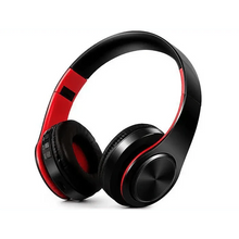 Load image into Gallery viewer, Retro Stereo Earphones Bluetooth Headphone Music Headset FM And Support SD Card With Mic And Volume Control, Wireless And Wired Headset

