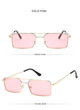Load image into Gallery viewer, Retro Summer Rectangle Sunglasses For Women Glasses Style New Vintage Design Sun Glasses Metal Lightweight Frame Glasses For Women
