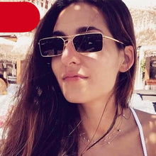 Load image into Gallery viewer, Retro Summer Rectangle Sunglasses For Women Glasses Style New Vintage Design Sun Glasses Metal Lightweight Frame Glasses For Women
