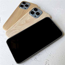 Load image into Gallery viewer, Retro Ultra Thin Wooden Texture Phone Cases For iPhone 14 13 12 11 Pro Max XS MAX XR XS X 7 8 Plus anti-skid Soft Cover Vintage Wooden Unique Classy &amp; Fully Protective Phone Case
