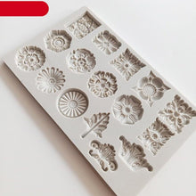 Load image into Gallery viewer, Reusable Retro Silicone Fondant Chocolate Aroma Stone Ornaments Resin Sugarcraft Mold For Pastry Cup Cake Decorating Crystal Stones Silicone Mold For Kitchen
