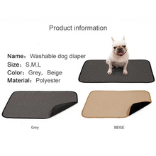 Load image into Gallery viewer, Reuseable Dog Pee Pads Dog Diapers Puppy Waterproof Mat For Pets - Washable Training Pads for Dogs Cats Rabbit
