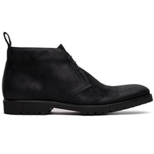 Load image into Gallery viewer, 46-602-BLK REZZA Suede Calfskin Chukka Boot Black
