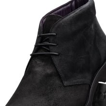 Load image into Gallery viewer, 46-602-BLK REZZA Suede Calfskin Chukka Boot Black
