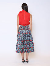 Load image into Gallery viewer, Ribbon Bow Sleeveless Organza Top
