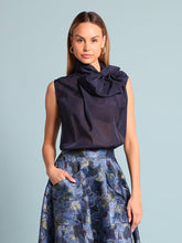 Load image into Gallery viewer, Ribbon Bow Sleeveless Organza Top
