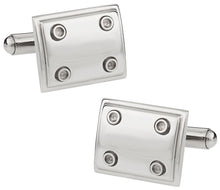Load image into Gallery viewer, Riveted Stainless Cufflinks
