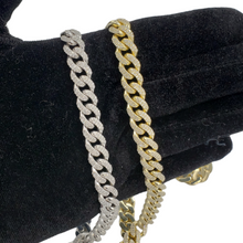 Load image into Gallery viewer, 10K Gold- Iced Out Diamond Miami Cuban Chains (10mm)
