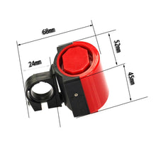 Load image into Gallery viewer, Road Bicycle Bike Electronic Bell Loud Sound Horn Cycling Hooter Siren Holder Loud Electric Bike Horn Sound Bicycle Cycling Handlebar Ring Alarm Bells Perfect Gift For Kids Adults
