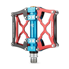 Load image into Gallery viewer, Road Bike Pedals Aluminum Alloy Anti-slip Bicycle Pedals Hollow-Carved Design Pedals Bicycle Accessories Mountain Bike Pedals Flat Bicycle Pedals Platform Cycling Sealed Bearing Aluminum Pedals For Mountain Bike
