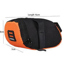 Load image into Gallery viewer, Road Bike Storage Bag Waterproof Bicycle Bags Pouch Cycling Bike Tail Rear Seat Bag  Bicycle Accessories Bike Storage Frame Bag Bicycle Front Tube Triangle Water Resistant Cycling Pack Strap On Pouch Bike Accessories Tool Accessible Storage Bag
