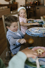 Load image into Gallery viewer, Robin Egg Stripe - Boys Bow Tie
