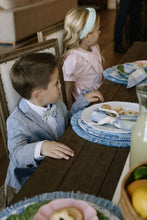 Load image into Gallery viewer, Robin Egg Stripe - Boys Bow Tie
