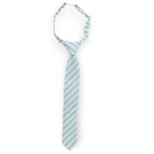 Load image into Gallery viewer, Robin Egg Stripe - Boys Tie
