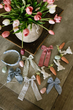 Load image into Gallery viewer, Robin Egg Stripe - Lady Hair Bow

