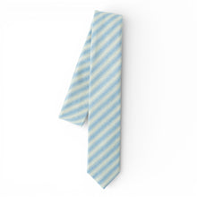 Load image into Gallery viewer, Robin Egg Stripe - Youth Tie
