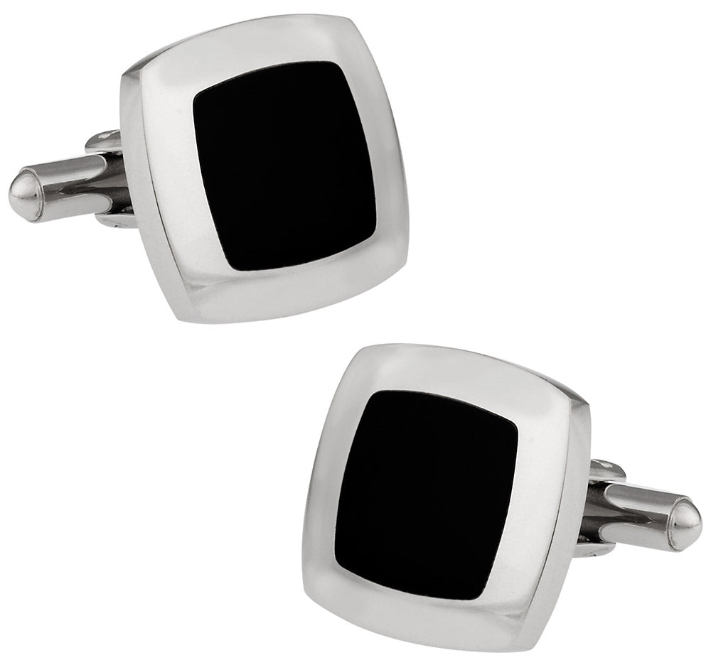 Robust Black Cufflinks