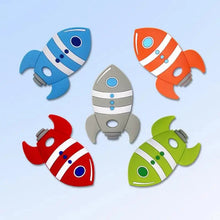 Load image into Gallery viewer, Rocket Silicone Baby Teether Rodent Baby Teething Toys Chewable Animal Shape Baby Products Nursing Gift
