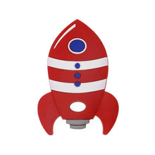 Load image into Gallery viewer, Rocket Silicone Baby Teether Rodent Baby Teething Toys Chewable Animal Shape Baby Products Nursing Gift
