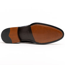 Load image into Gallery viewer, 11-201-NVY ROMA Crocodile Penny Loafer, Navy
