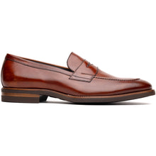 Load image into Gallery viewer, 15-400-CGN ROMA Hand Burnished Calfskin Penny Loafer Cognac
