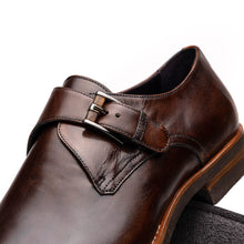 Load image into Gallery viewer, 55-605-CST ROMAN Italian Calfskin Monkstrap Chestnut
