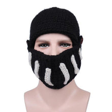 Load image into Gallery viewer, Roman Hat Winter Beanie Hats For Men Warm Mask Knight Helmet Knitted Cap Handmade Gladiator Mask Hat Roman Knight Helmet Mask Beanies Cosplay Caps Men Women Gag Party Gifts Men's Handmade Beanie
