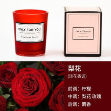 Load image into Gallery viewer, Romantic Handmade Scented Candle Candles for Home Scented Candle Fall Candles  Wick Candle Soy Candles Essential Oil Candles Plant Essential Oil Small Jar Aromatherapy Candle Travel Candles Natural Soy Wax Home Decor
