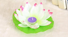 Load image into Gallery viewer, Romantic Lotus Lamps Wishing Water Floating Candle Light Birthday Wedding Party Decoration  Lotus LED Candle Floating Candle Lights Up When It Meets Water Battery Powered Flameless Candle Light Waterproof Night Light For Festival Wedding Home Garden Pond
