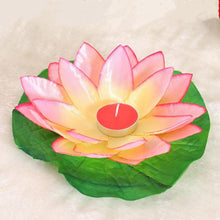 Load image into Gallery viewer, Romantic Lotus Lamps Wishing Water Floating Candle Light Birthday Wedding Party Decoration  Lotus LED Candle Floating Candle Lights Up When It Meets Water Battery Powered Flameless Candle Light Waterproof Night Light For Festival Wedding Home Garden Pond
