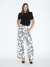 Load image into Gallery viewer, Rope and Ring Print Wide Pants
