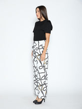 Load image into Gallery viewer, Rope and Ring Print Wide Pants
