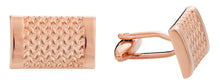 Load image into Gallery viewer, Rose Gold Weave Cufflinks
