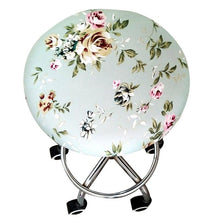 Load image into Gallery viewer, Round Chair Cover Bar Stool Cover Elastic Seat Cover Home Chair Slipcover Round Chair Bar Stool Floral Printed Padded Round Bar Stool Cover Cushion With Elastic Fabric Round Chair Seat Cushion For Wooden Metal Stools 30-40cm
