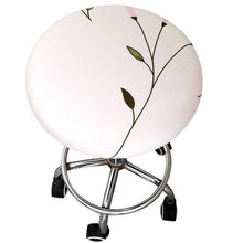 Load image into Gallery viewer, Round Chair Cover Bar Stool Cover Elastic Seat Cover Home Chair Slipcover Round Chair Bar Stool Floral Printed Padded Round Bar Stool Cover Cushion With Elastic Fabric Round Chair Seat Cushion For Wooden Metal Stools 30-40cm

