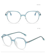 Load image into Gallery viewer, Round Frames Anti-Blue Light Optical Frame Glasses Eyewear Reading Glasses Blue Light Blocking Glasses Women And Men Retro Half Frame Anti Eyestrain Computer Gaming Glasses
