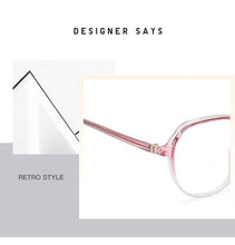 Load image into Gallery viewer, Round Frames Anti-Blue Light Optical Frame Glasses Eyewear Reading Glasses Blue Light Blocking Glasses Women And Men Retro Half Frame Anti Eyestrain Computer Gaming Glasses
