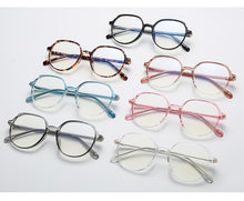 Load image into Gallery viewer, Round Frames Anti-Blue Light Optical Frame Glasses Eyewear Reading Glasses Blue Light Blocking Glasses Women And Men Retro Half Frame Anti Eyestrain Computer Gaming Glasses
