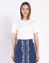 Load image into Gallery viewer, Round Neck Lace &amp; Pocket T-Shirt
