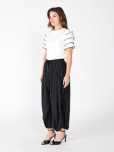 Load image into Gallery viewer, Round Neckline Tiered Short Sleeve Top
