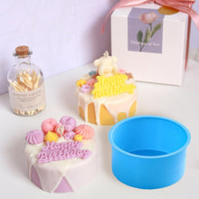 Load image into Gallery viewer, Round Shape Moulds Food Grade Silicone Baking Mold Cake Ice Creams Chocolates Molds High Quality And Safety Silicone Cake Mold Baking Pan Round 4 Inch Non-Stick Bakeware Pan Reusable Cake Pan
