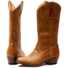 Load image into Gallery viewer, Custom Round Toe Cowgirl Boots
