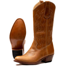 Load image into Gallery viewer, Custom Round Toe Cowgirl Boots
