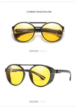 Load image into Gallery viewer, Round Vintage Sunglasses Retro Eyewear For Men Women Classic Sunglasses For Women &amp; Men Retro Style Goggles In Round Shape Flip Up Driving Glasses Vintage Style &amp; Fashionable  Eyewear
