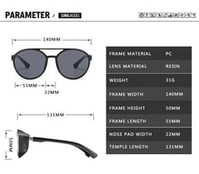 Load image into Gallery viewer, Round Vintage Sunglasses Retro Eyewear For Men Women Classic Sunglasses For Women &amp; Men Retro Style Goggles In Round Shape Flip Up Driving Glasses Vintage Style &amp; Fashionable  Eyewear
