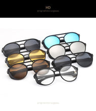 Load image into Gallery viewer, Round Vintage Sunglasses Retro Eyewear For Men Women Classic Sunglasses For Women &amp; Men Retro Style Goggles In Round Shape Flip Up Driving Glasses Vintage Style &amp; Fashionable  Eyewear
