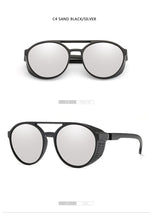 Load image into Gallery viewer, Round Vintage Sunglasses Retro Eyewear For Men Women Classic Sunglasses For Women &amp; Men Retro Style Goggles In Round Shape Flip Up Driving Glasses Vintage Style &amp; Fashionable  Eyewear
