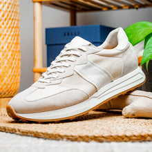 Load image into Gallery viewer, 66-265-TPE ROXI Suede &amp; Calfskin Sneaker, Taupe
