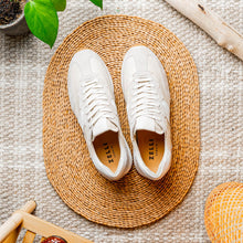 Load image into Gallery viewer, 66-265-TPE ROXI Suede &amp; Calfskin Sneaker, Taupe
